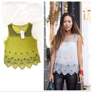 RIVER ISLAND Sequins Tank Blogger Coachella ASOS